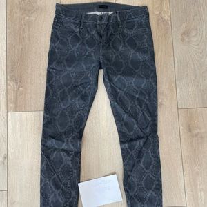 Mother Denim snake print